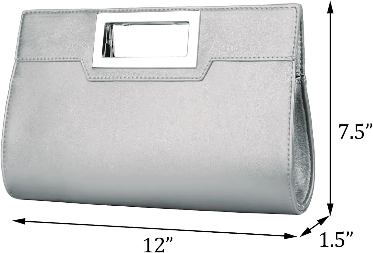 KKXIU Women Clutch Purse Elegant Pleated Evening Bag for Wedding Prom Bridal with Chain Strap