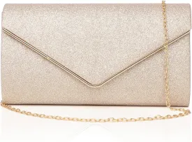Labair Shining Envelope Clutch Purses for Women Evening Purses and Clutches For Wedding Party.