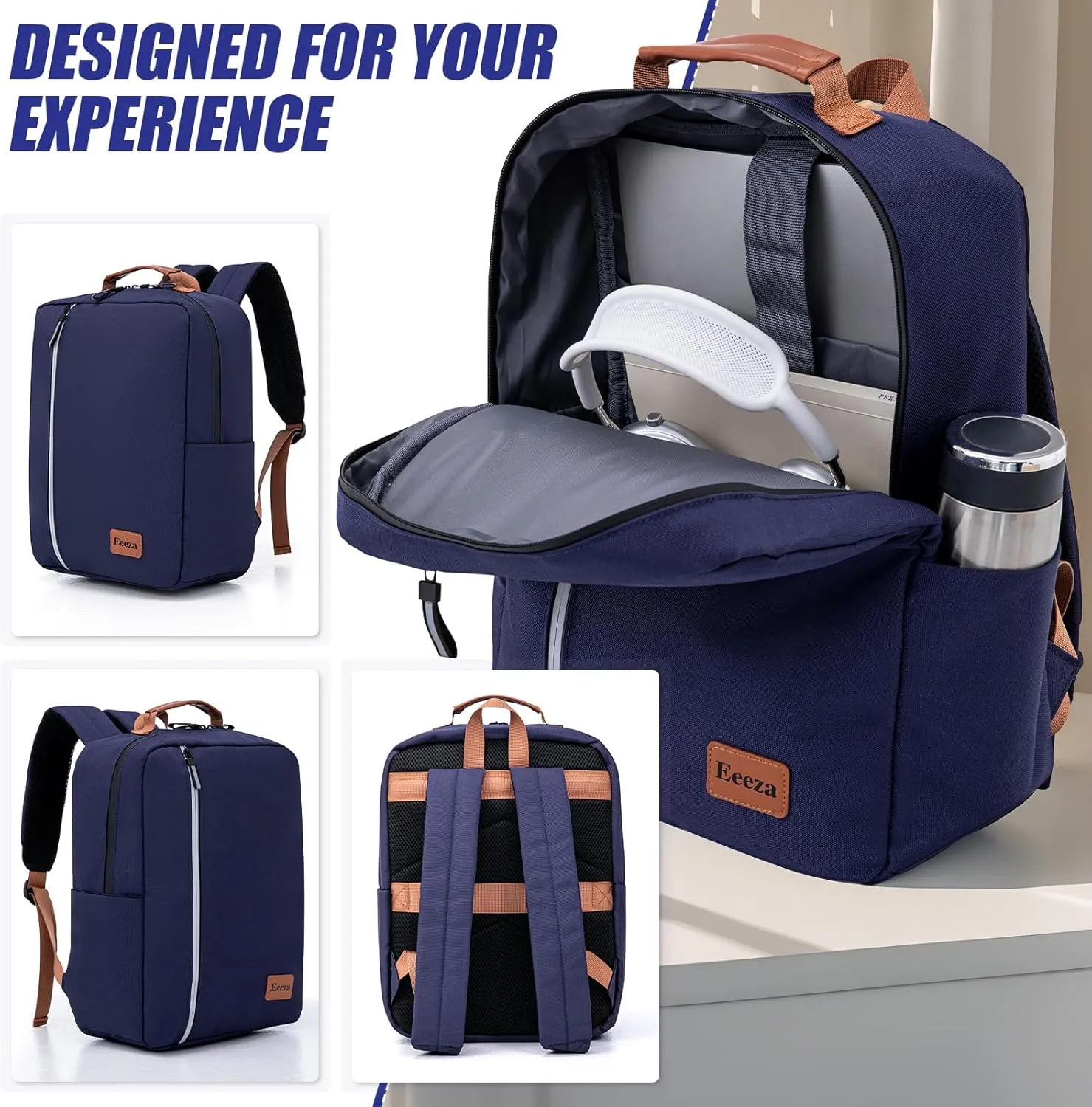 Laptop Backpack, Durable Lightweight Travel Backpack Featuring Spacious Main Laptop Compartment, Functionality for Travel, School, Daily Use