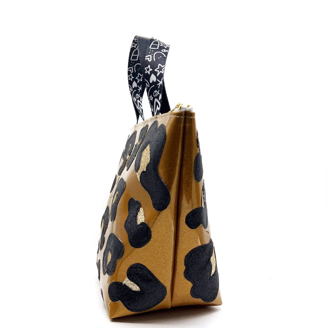 Leopard Print Small Business Bag! 🐆 Roar with Style!