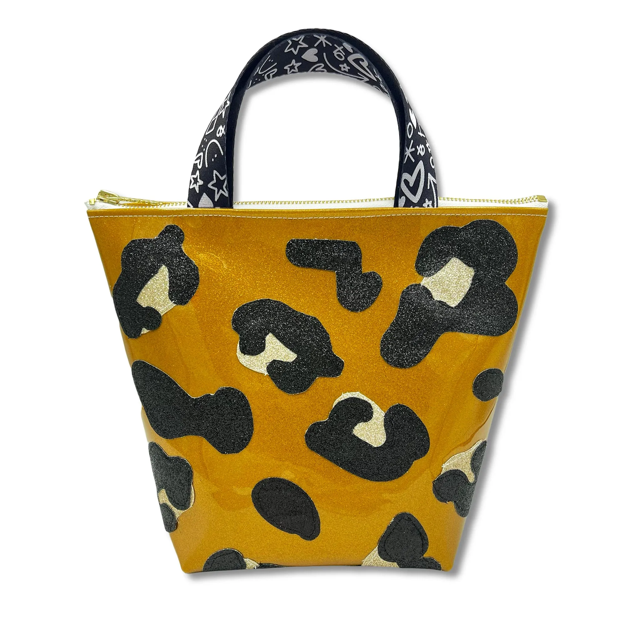 Leopard Print Small Business Bag! 🐆 Roar with Style!