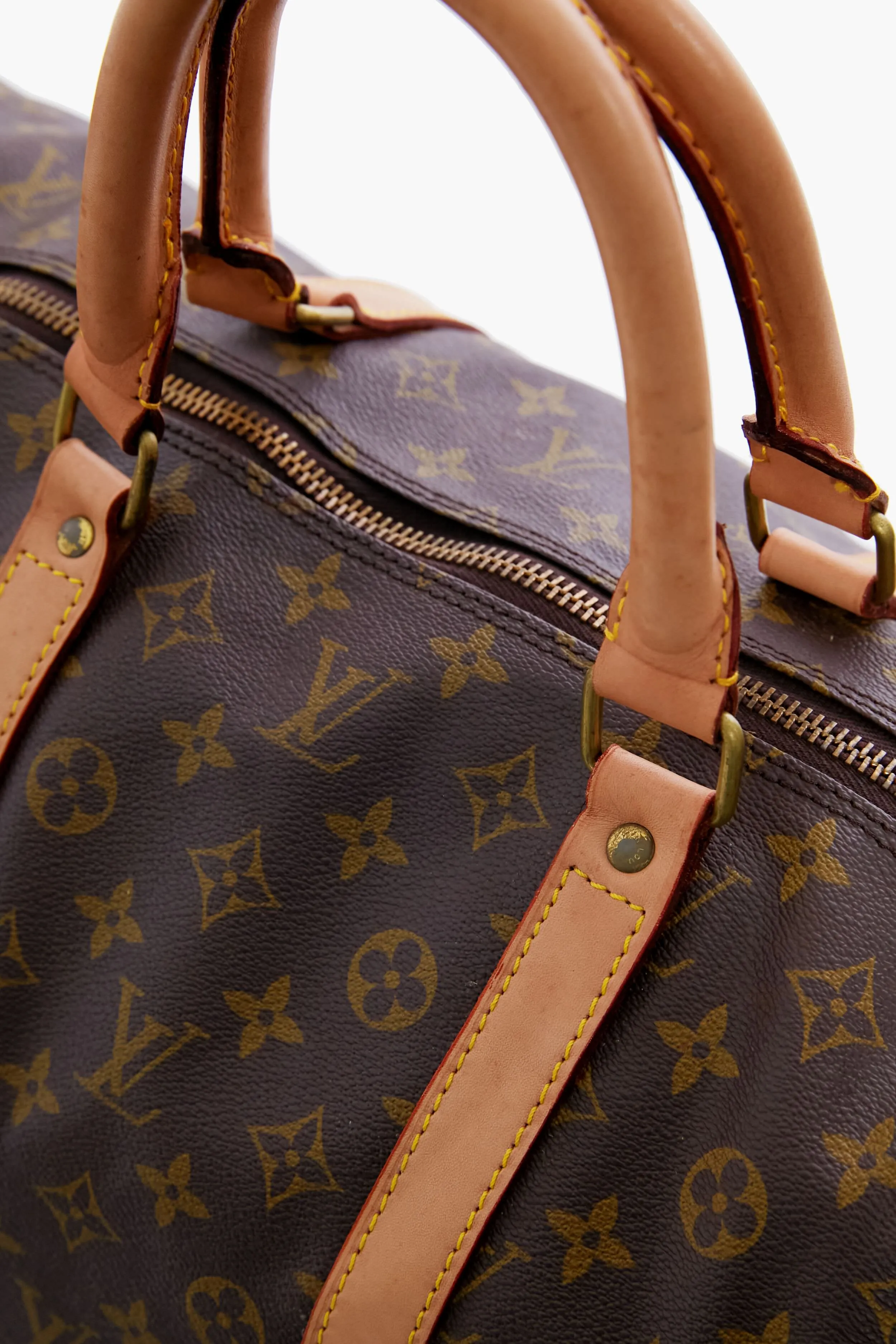 Louis Vuitton Monogram Keepall 55 Boston Bag