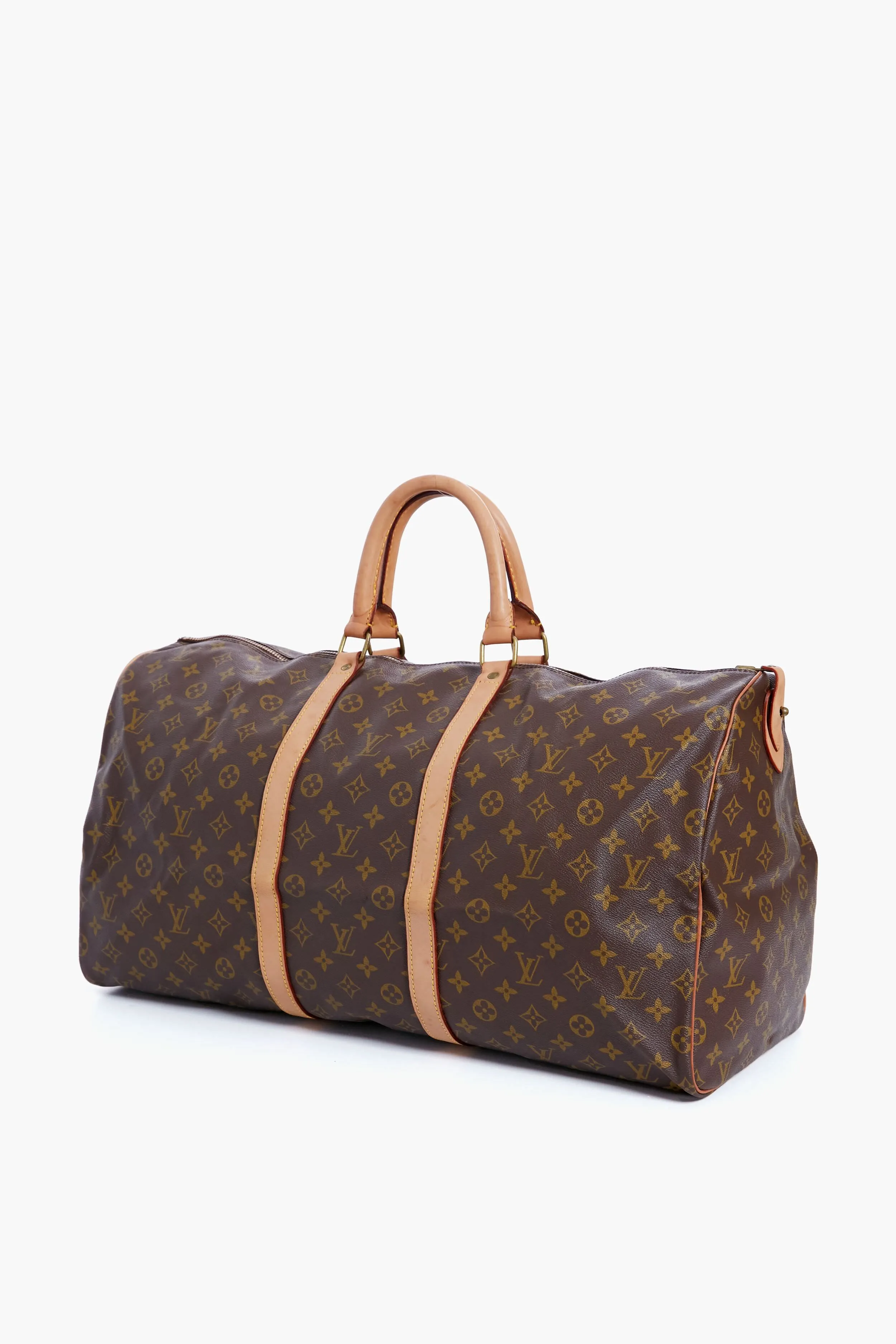 Louis Vuitton Monogram Keepall 55 Boston Bag