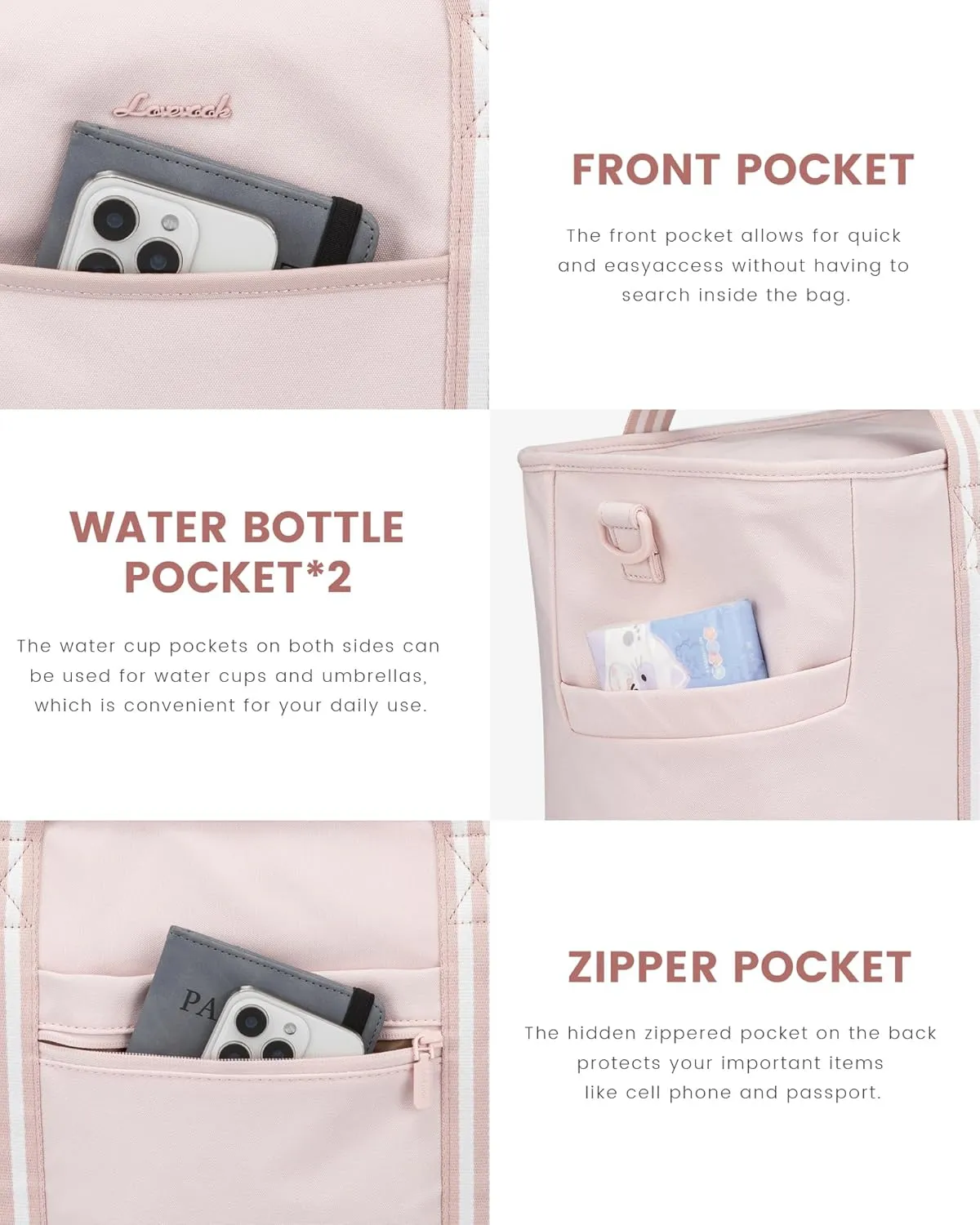 LOVEVOOK Travel Duffle Bags for Women, 45L carry on weekender bags, personal item travel bag with Toiletry, hospital for women labor delivery overnight bag, gym bag for women