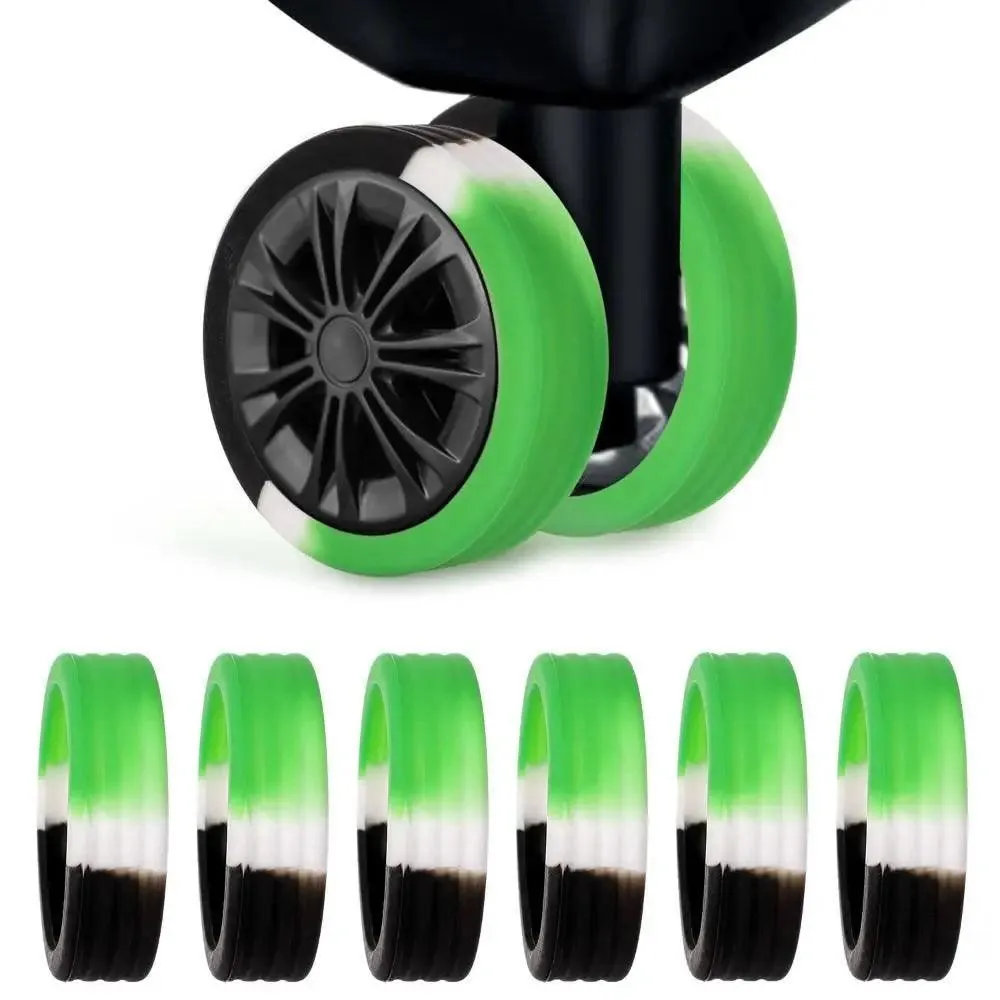 Luggage Wheel Covers, Noise-Reducing Silicone, Durable Protection, Universal Fit, Stylish Colors, Easy Installation, Perfect for Smooth Travels