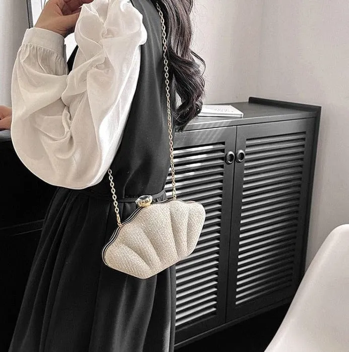 Luxury Shell Clutch