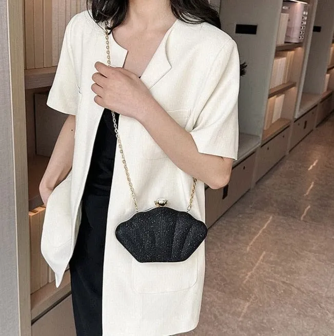 Luxury Shell Clutch