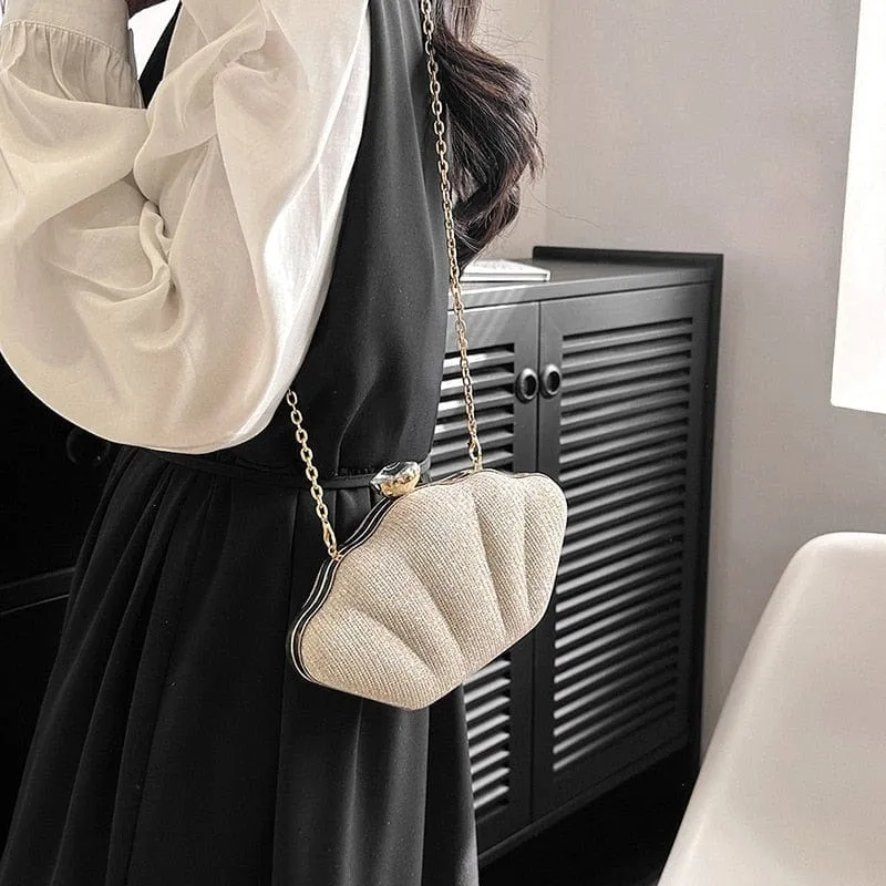 Luxury Shell Clutch