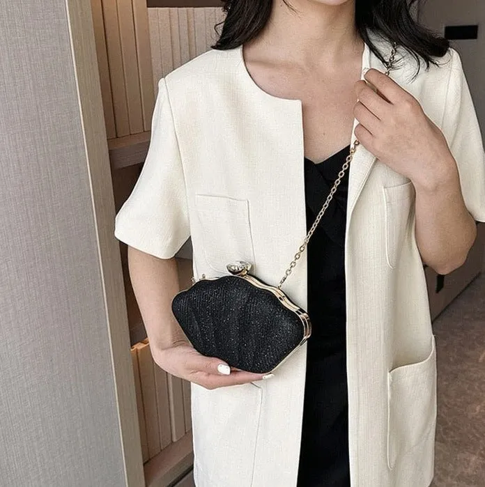 Luxury Shell Clutch