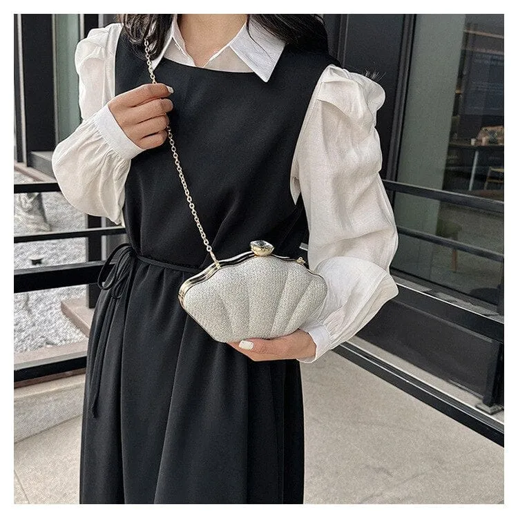 Luxury Shell Clutch