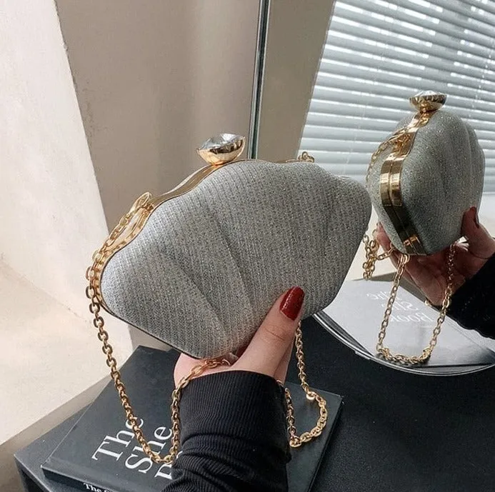 Luxury Shell Clutch