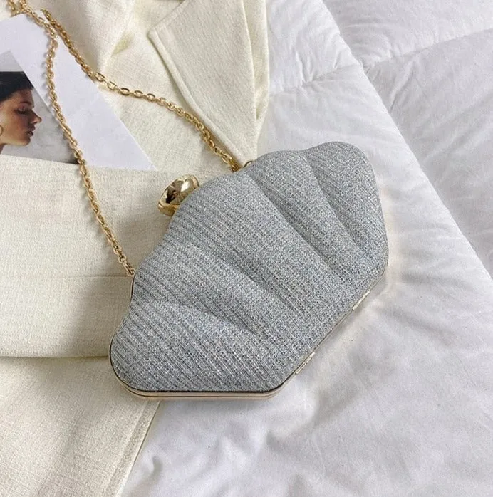 Luxury Shell Clutch