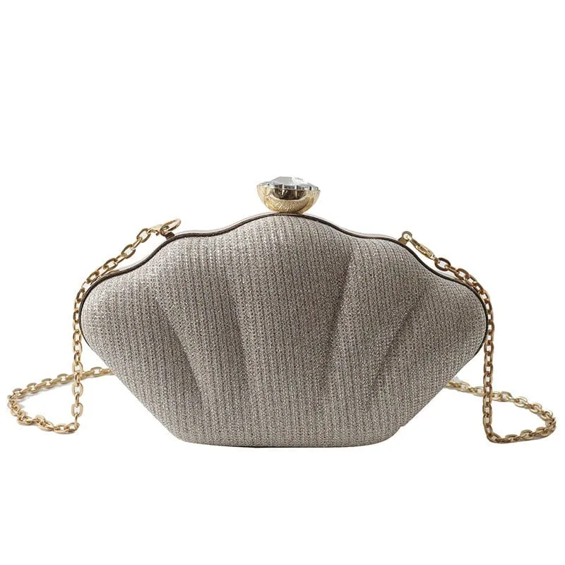 Luxury Shell Clutch