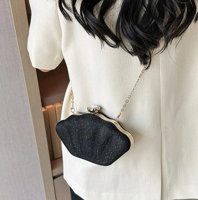 Luxury Shell Clutch