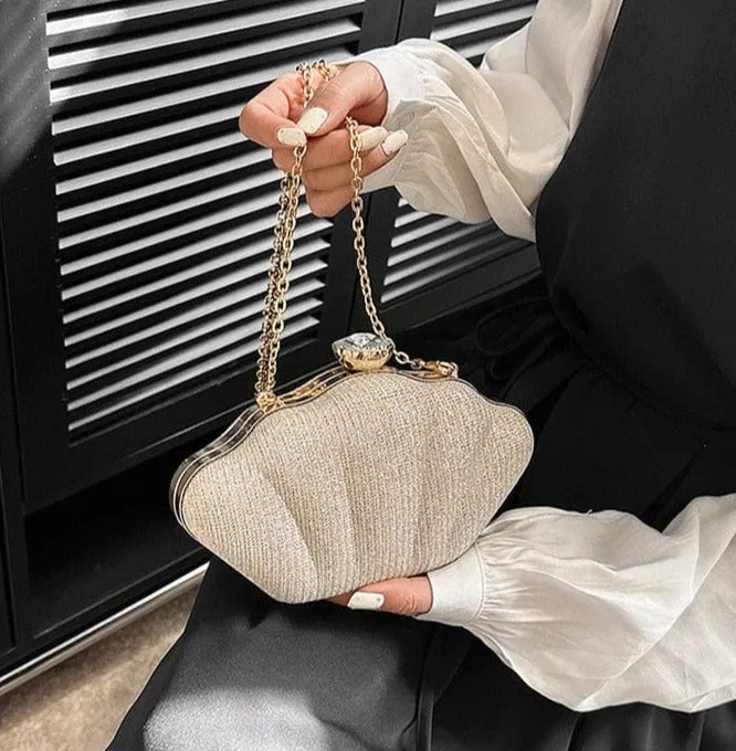 Luxury Shell Clutch