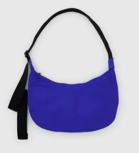Medium Nylon Crescent Bag - Lapis