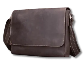 Mens Leather Bags Crossbody Shoulder Messenger Bags