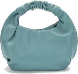 Mini Hobo Tote Bags for Women Soft Leather Clutch Purses for Women Cloud-Shaped Top Handle Bags