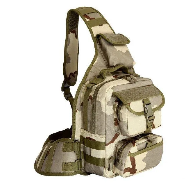 Molle Chest Single Shoulder Bags Travel Camping Hiking
