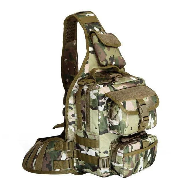 Molle Chest Single Shoulder Bags Travel Camping Hiking