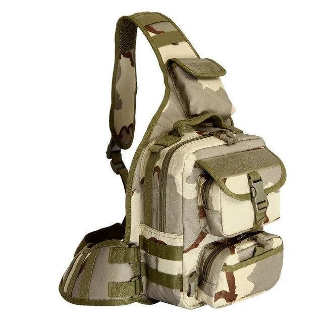 Molle Chest Single Shoulder Bags Travel Camping Hiking