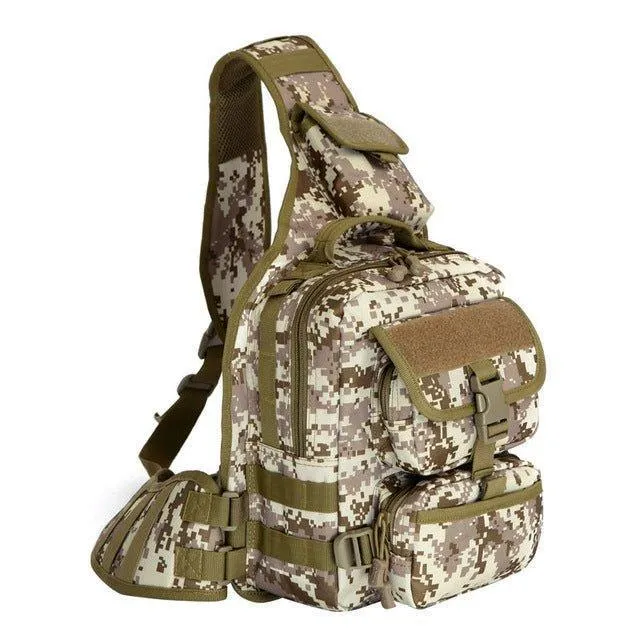 Molle Chest Single Shoulder Bags Travel Camping Hiking
