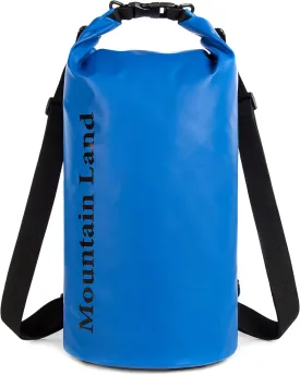 Mountain Land Waterproof Beach Dry Bag 30L Roll Top Backpack Boat Bag Dry Sack for Kayaking Rafting Fishing Hiking Camping Dark Blue