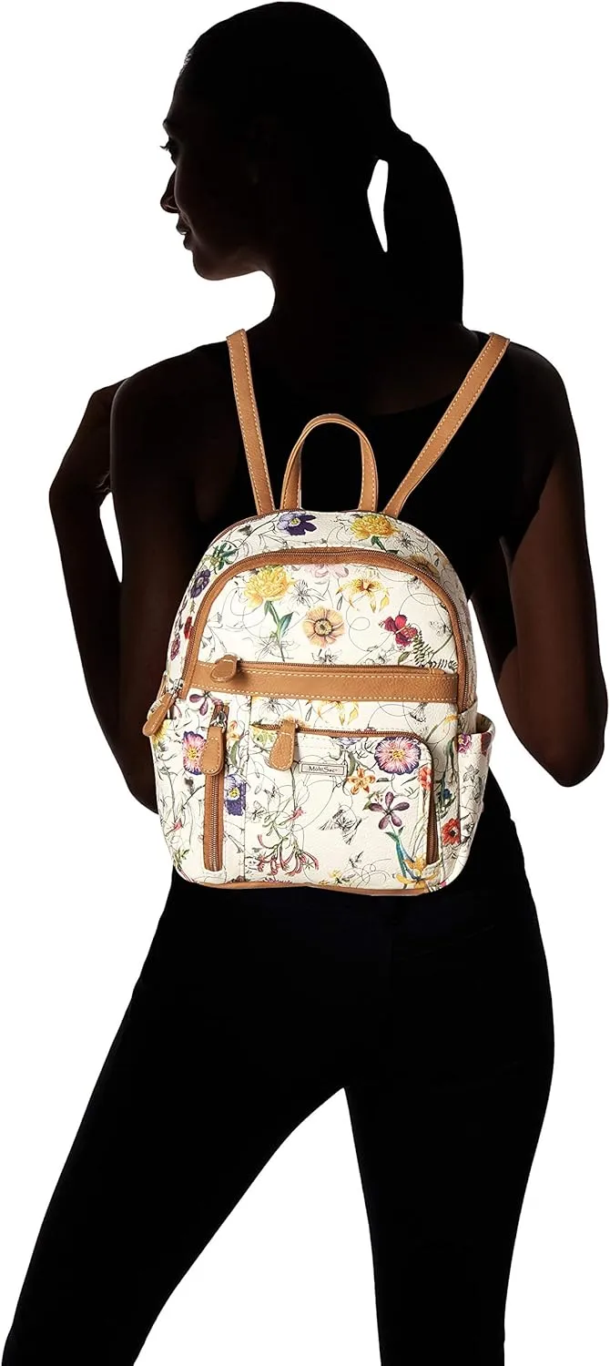 MultiSac Women's Adele Backpack, Vienna Floral, One Size