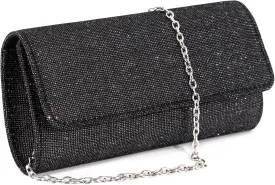Naimo Flap Dazzling Small Clutch Bag Evening Bag With Detachable Chain