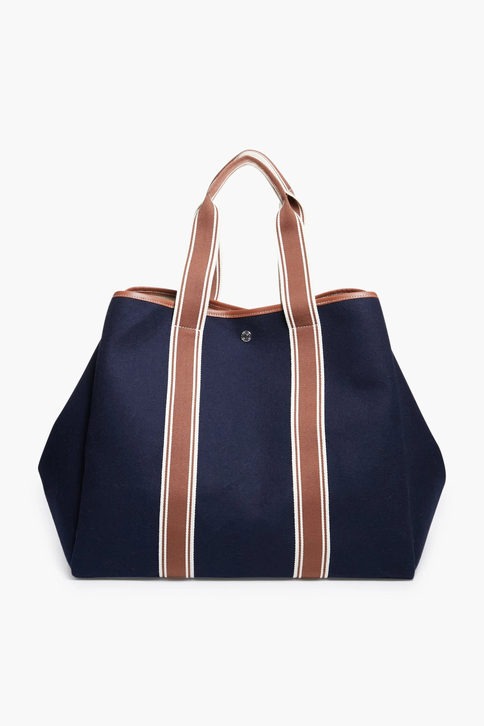 Navy Traversee L Flannel Cruise Tote
