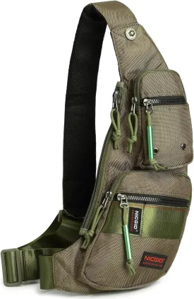 NICGID Sling Bag Chest Shoulder Backpack Crossbody Bags Casual Daypack for Men Women