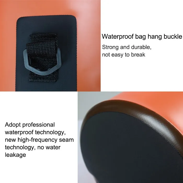 Outdoor Waterproof Dry Bag Dry Sack PVC Barrel Bag, Capacity: 2L (Orange)
