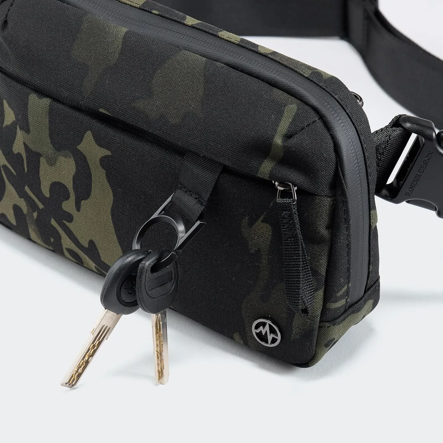 Pander Crossbody Sling Bag for Travel, Outdoor, and Everyday Use  Adjustable Strap, Lightweight Shoulder Bag, Camo