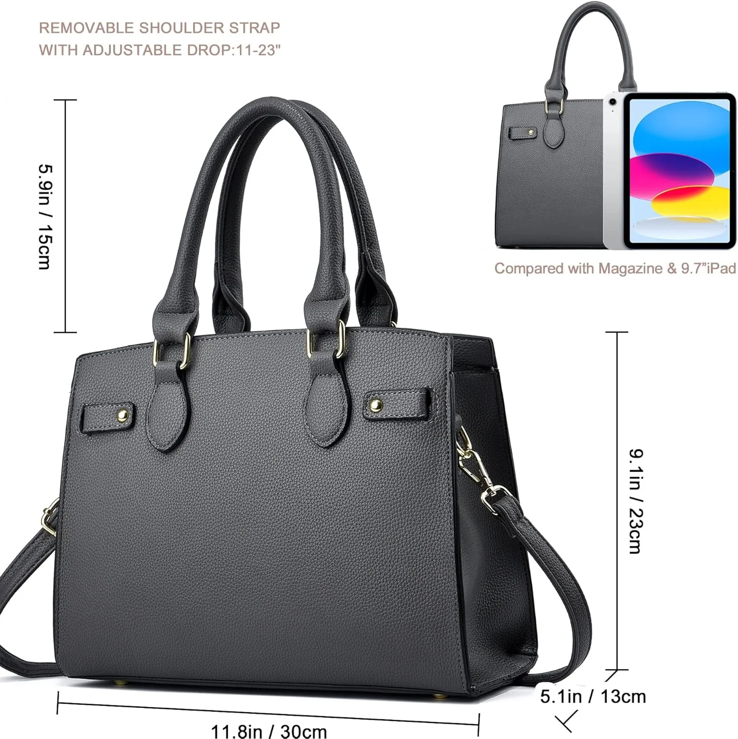 Purses and Handbags for Women Satchel Fashion Ladies Top Handle Shoulder Tote Bags