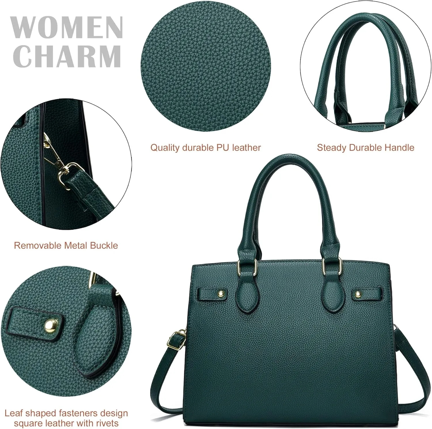 Purses and Handbags for Women Satchel Fashion Ladies Top Handle Shoulder Tote Bags
