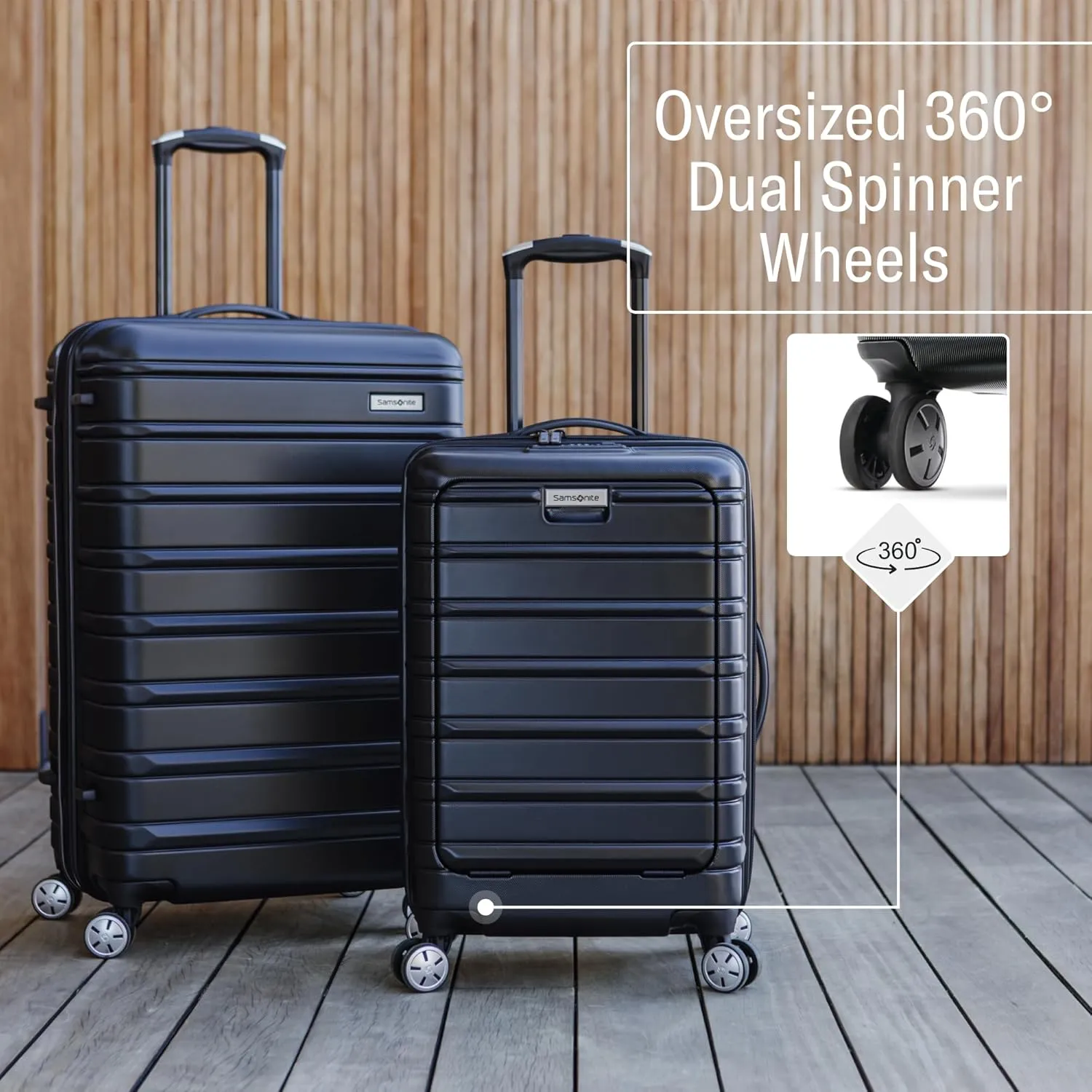 Samsonite Omni 2 Carry-On Hardside Luggage with 360 Spinner Wheels - Scratch Resistant Hardshell - TSA, Airline-Approved - Expandable Polycarbonate Shell for Lightweight Travel - Lagoon Blue