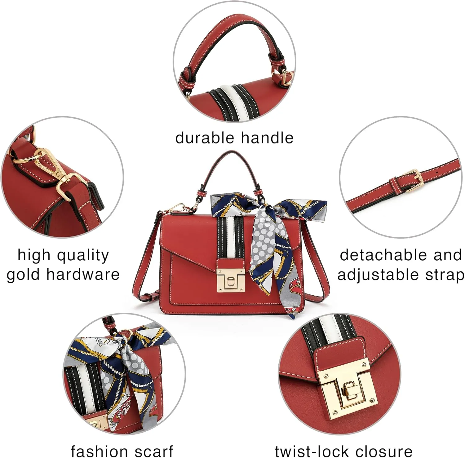 Scarleton Brown A Classic Satchel Handbag