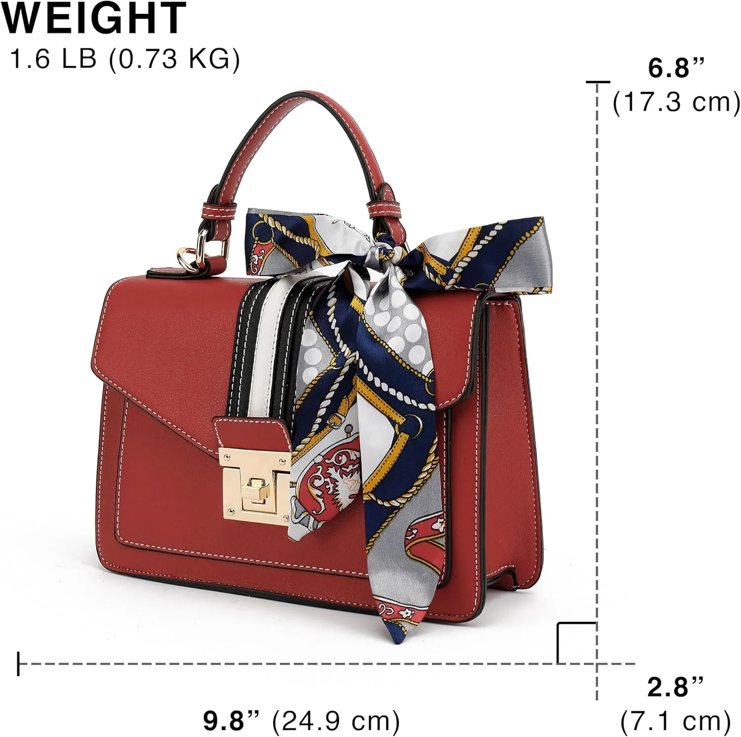 Scarleton Brown A Classic Satchel Handbag