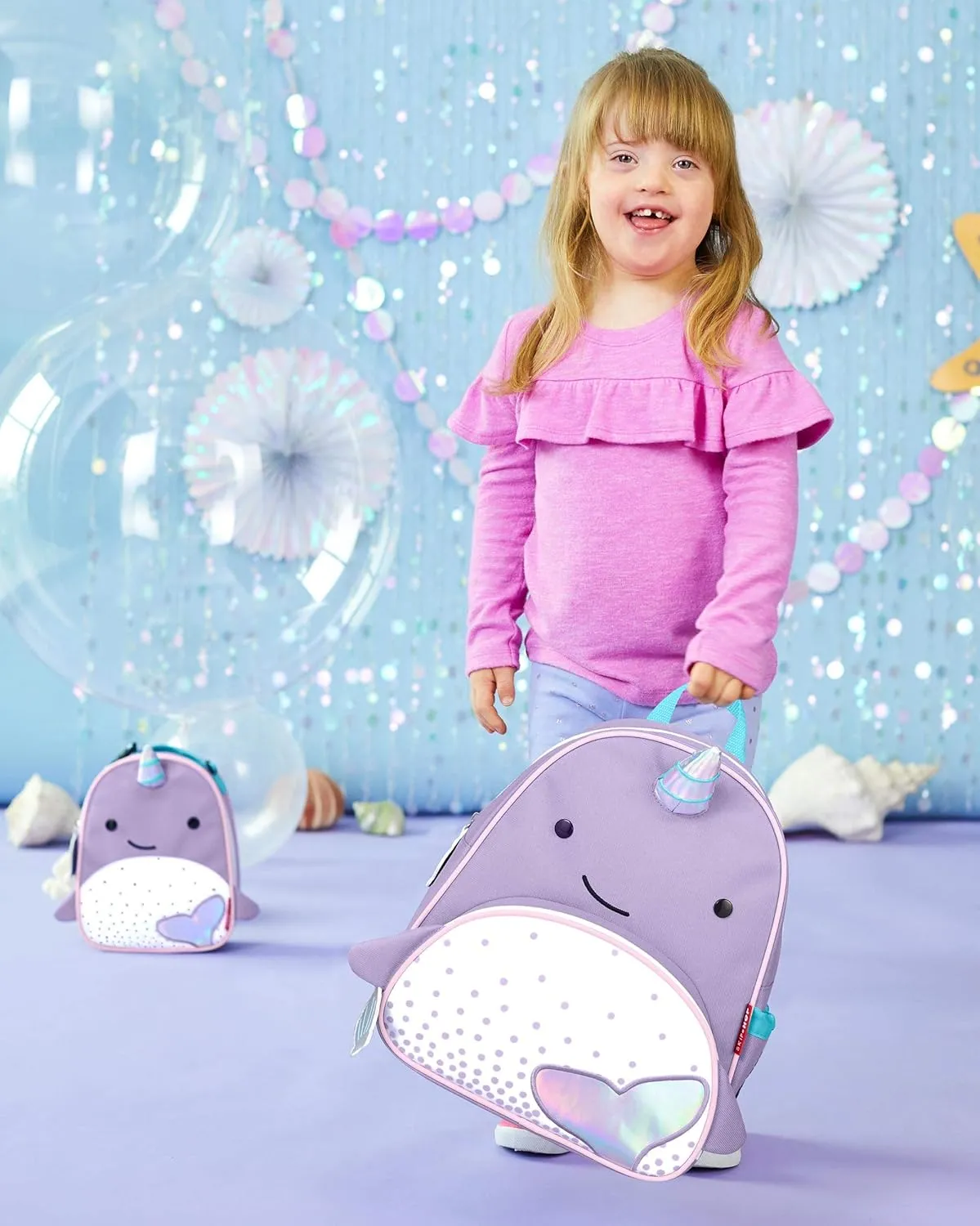 Skip Hop Toddler Backpack, Zoo Preschool Ages 3-4, Narwhal