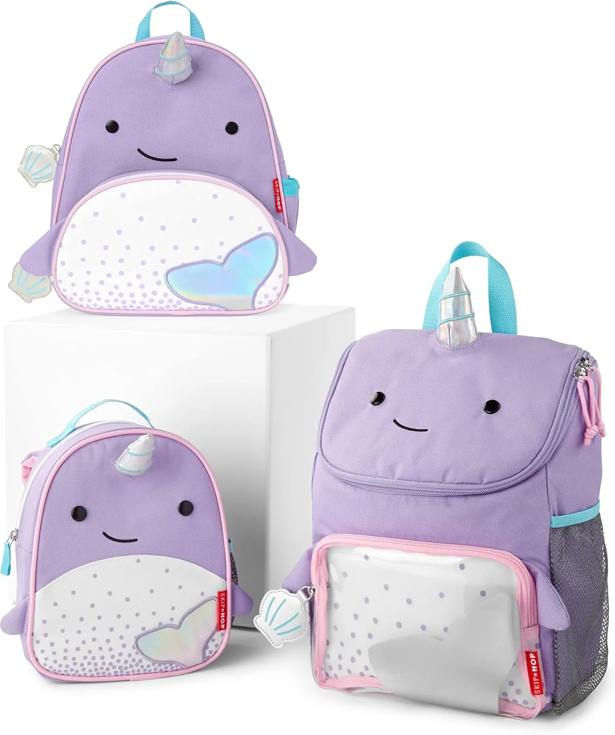 Skip Hop Toddler Backpack, Zoo Preschool Ages 3-4, Narwhal