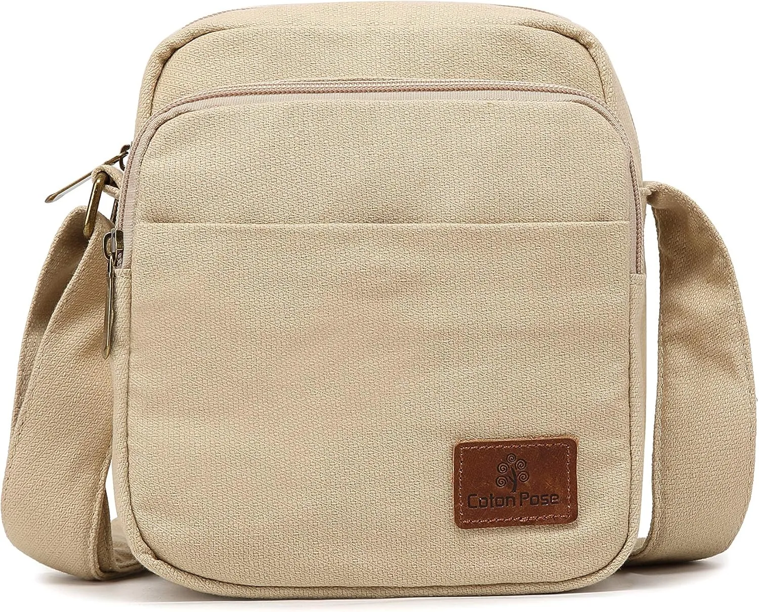 Small Mini Hippie Crossbody Bag Top Zip Canvas Sling Bag Jacquard cloth Hobo Handmade Bags