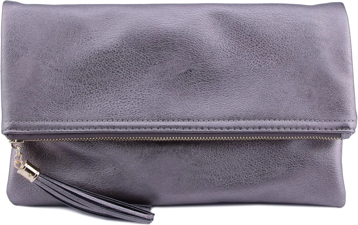 Solene Envelope Clutch Bags for Women Foldover Crossbody Tassel Wallet with Chain Strap, Elegant Evening Purse