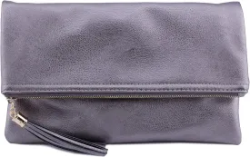 Solene Envelope Clutch Bags for Women Foldover Crossbody Tassel Wallet with Chain Strap, Elegant Evening Purse