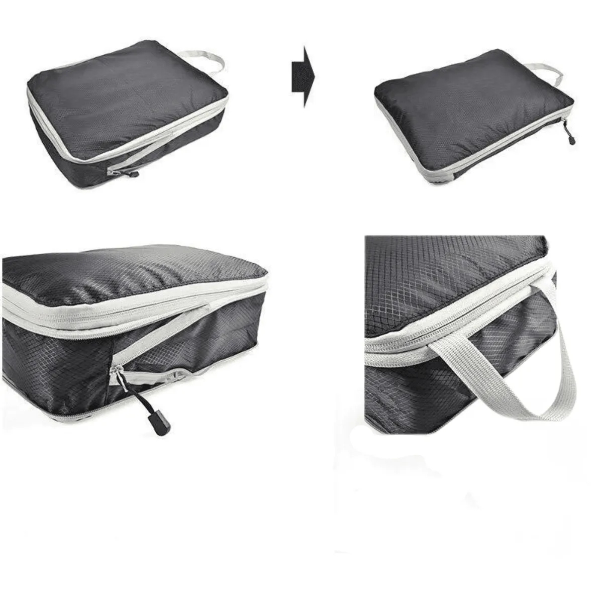 Storage Compressible Bags, Durable Waterproof Canvas, Wrinkle-Free Packing, Eco-Friendly, Multi-Purpose, Multiple Sizes Available