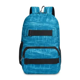 THE CLOWNFISH Hamilton Laptop Backpack - Water Resistant, Custom Organization | 18 Litres | Arctic Blue