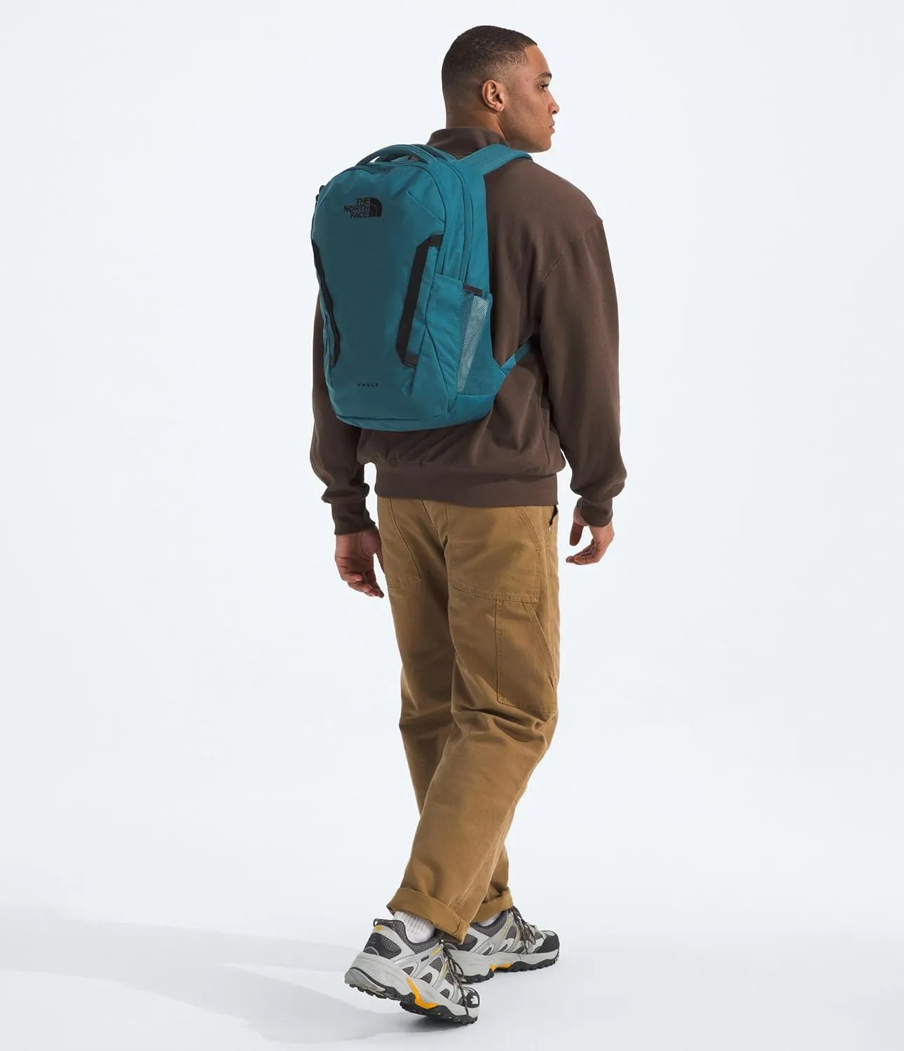 The North Face Vault Everyday Laptop Backpack | Commuter Travel Bag with Water-Repellent Finish, Spacious Main Compartment, Space/TNF Black, One Size