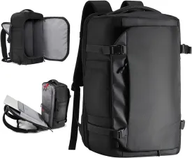 Travel Backpack For Air Travel,Durable Large 40L TSA Flight Approved Carry-on Luggage Hand,Water Resistant Business Rucksack,Weekender Bag DaypackFits 17.3 Inch Laptop