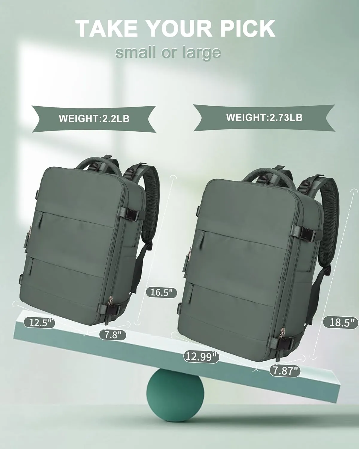 Travel Backpack For Women Men Carry On Backpack For Traveling On Airplanes Personal Item Travel Bag laptop backpacks