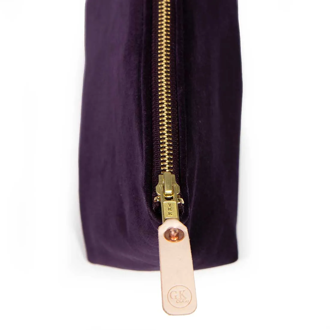 Velvet Travel Clutch-Royal Purple