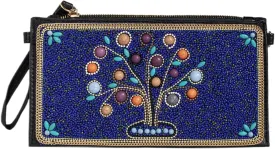 Vhitler Small Clutch Leather Bag Women Y2k Sequin Beaded Purse Summer Boho Cute Beach Purses